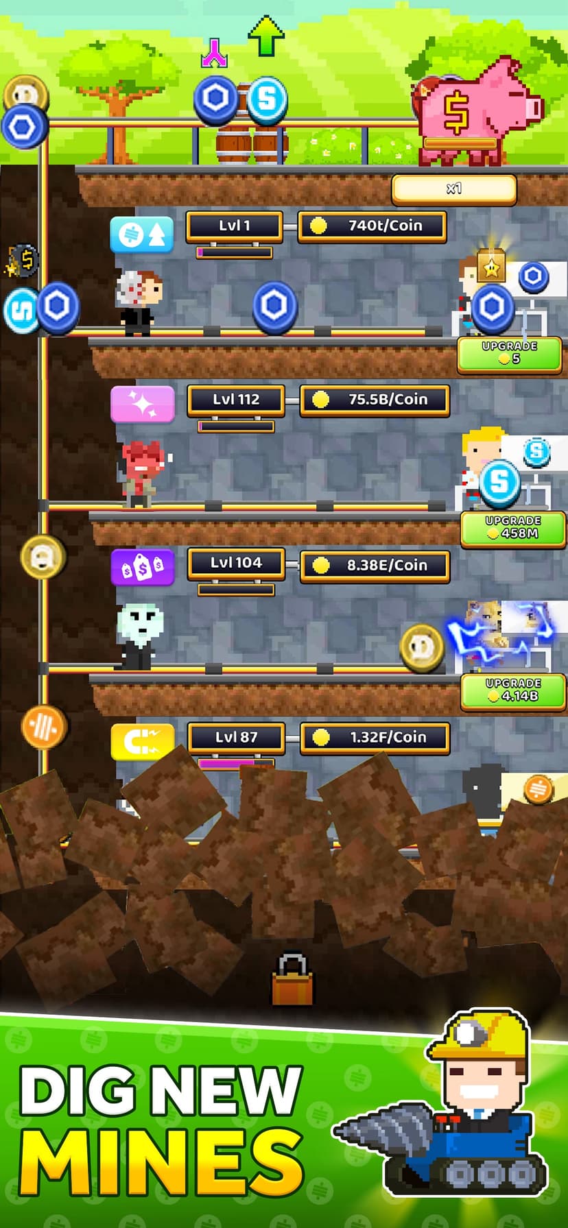 Bitcoin Miner: Idle Tycoon screenshot 2 - screenshot