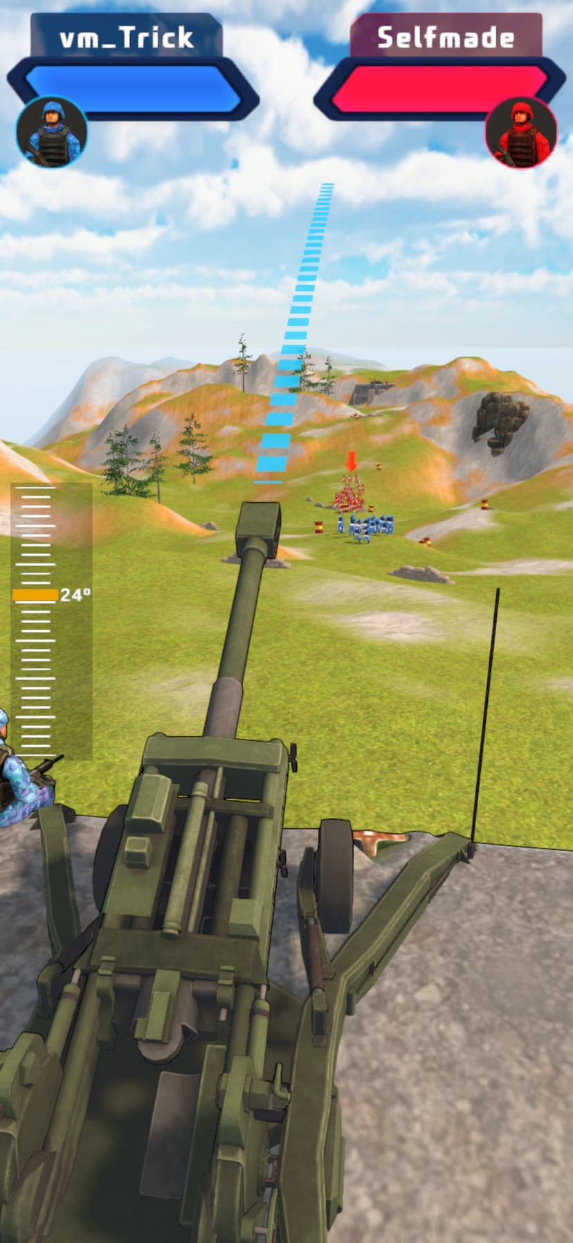 Artillery Control - Army Game screenshot 1 - screenshot