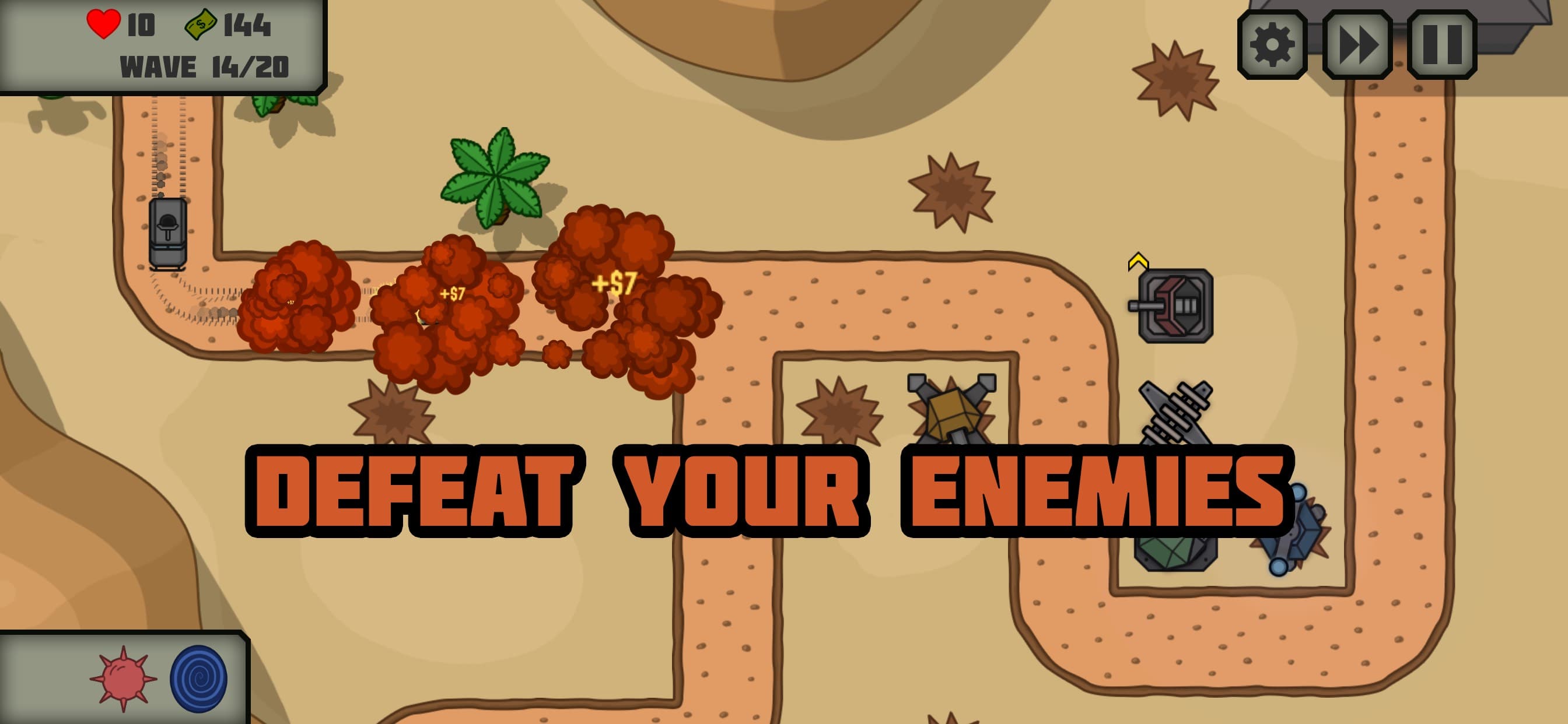 Tactical War: Tower Defense screenshot 1 - screenshot