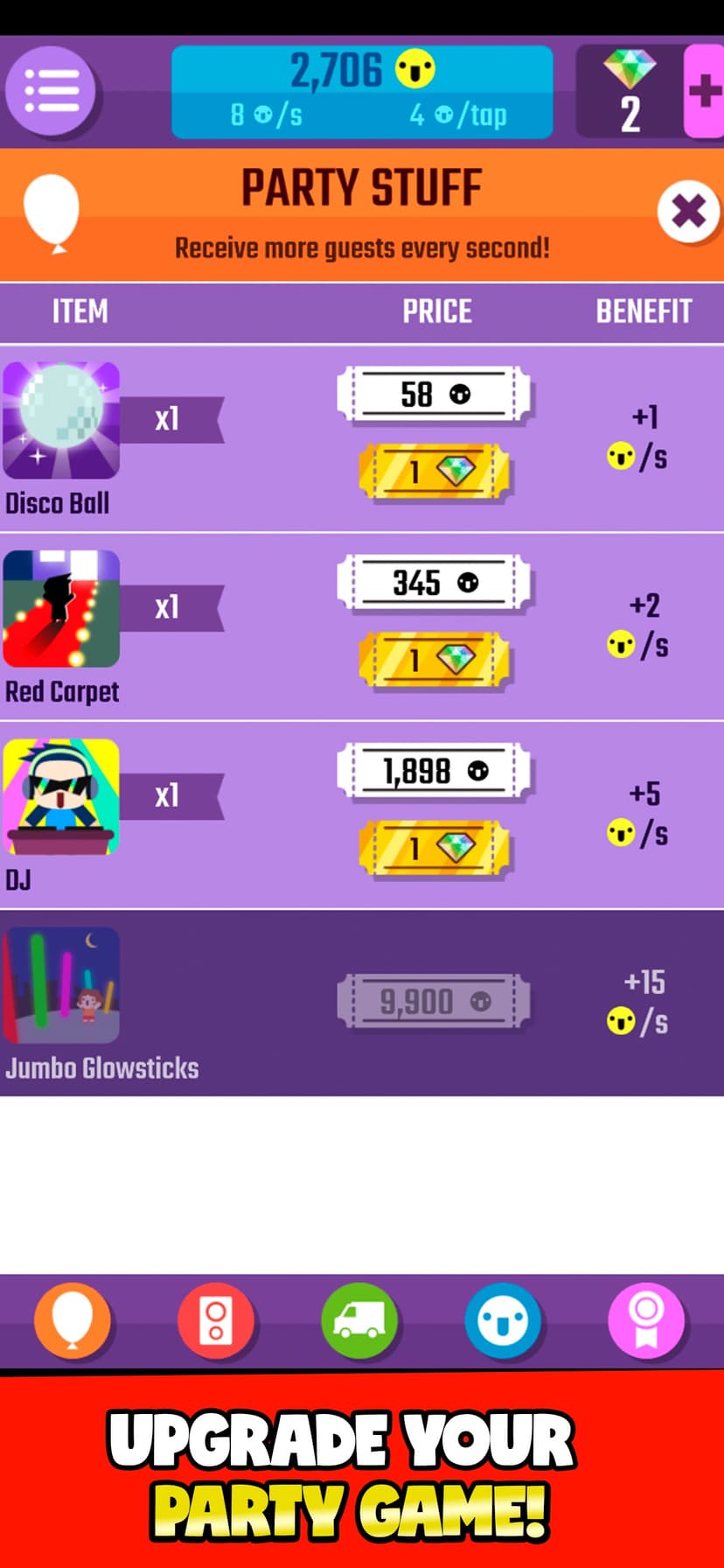 Epic Party Clicker screenshot 2 - screenshot