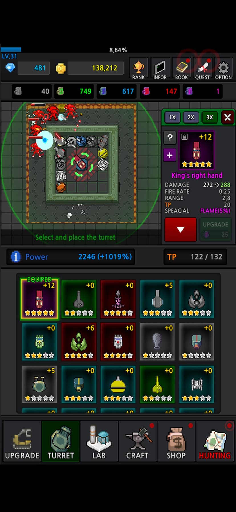 Grow Turret TD idle screenshot 3 - screenshot