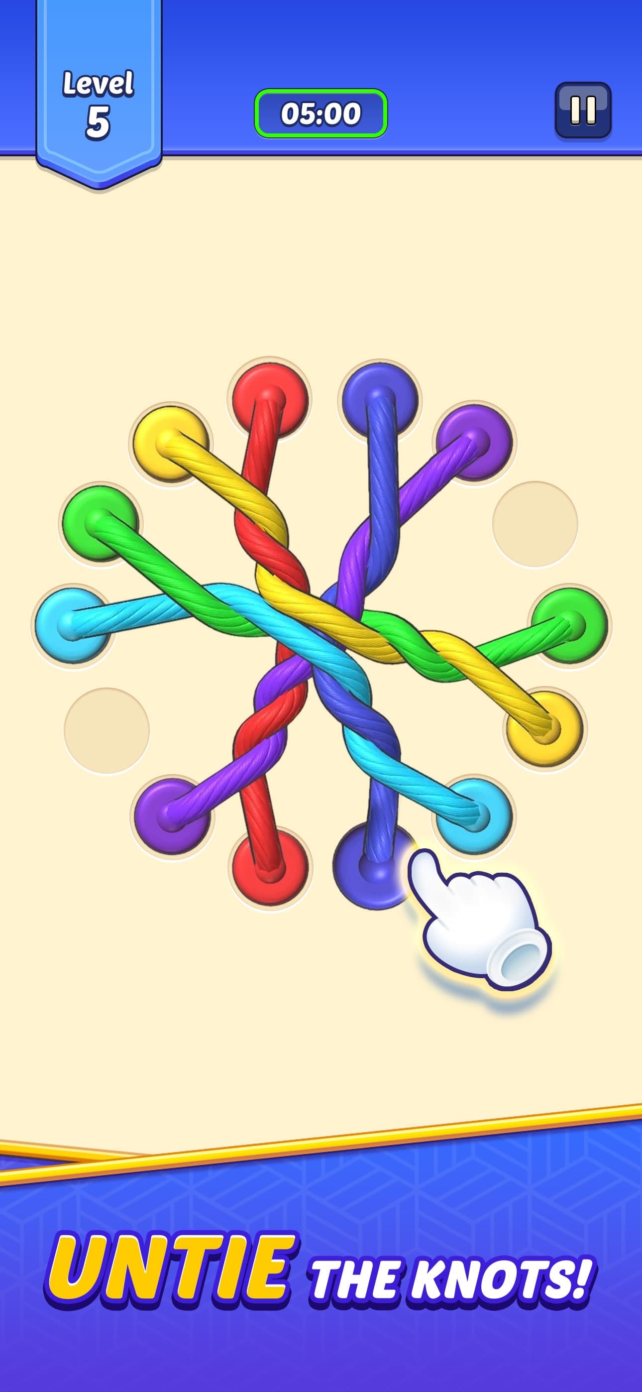 Tangled Rope: Solve Puzzles! screenshot 1 - screenshot