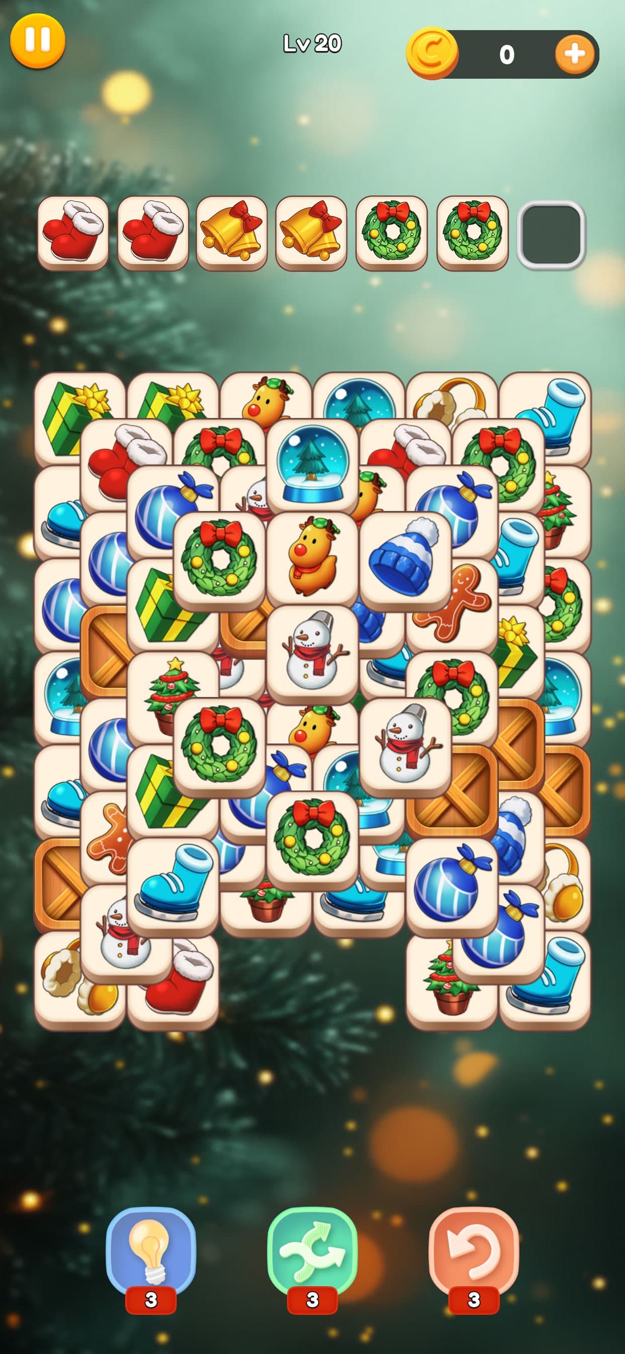 Christmas Mahjong Match Game screenshot 4 - screenshot