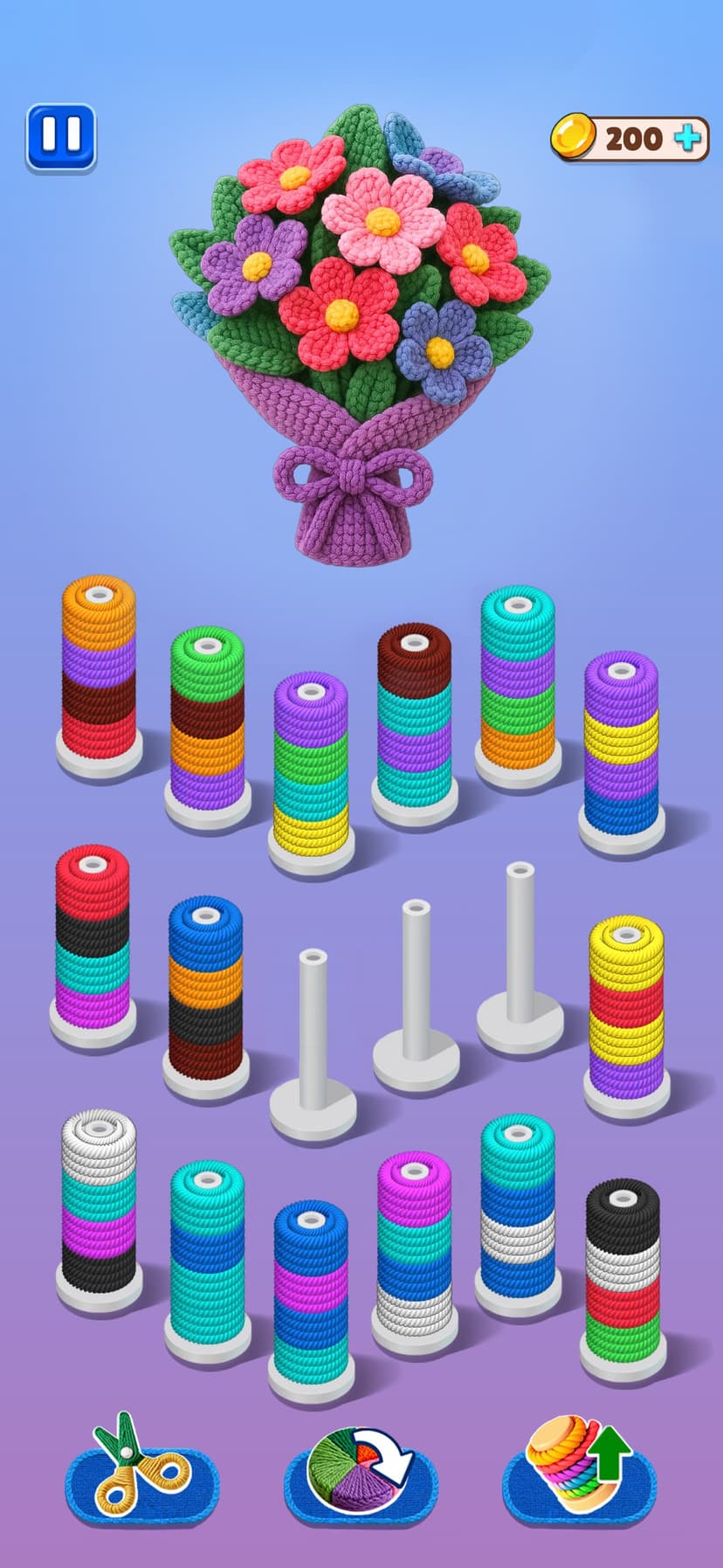 Yarn Away - Color Wool Puzzle screenshot 3 - screenshot