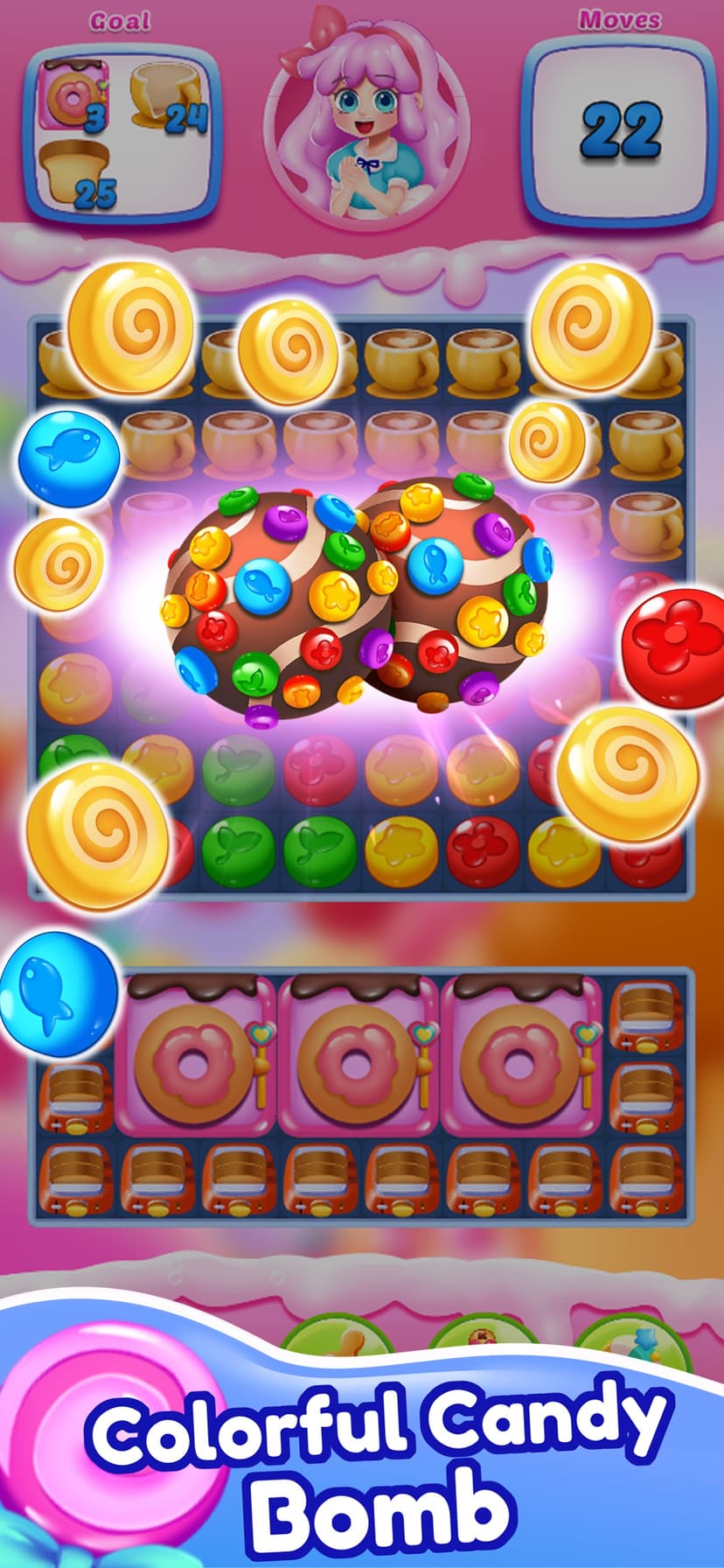 Candy Sweet Legends Match 3 screenshot 2 - screenshot