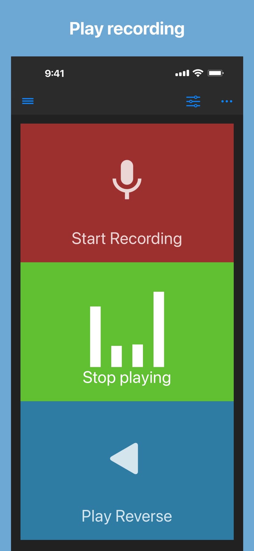 Reverse Audio screenshot 2 - screenshot