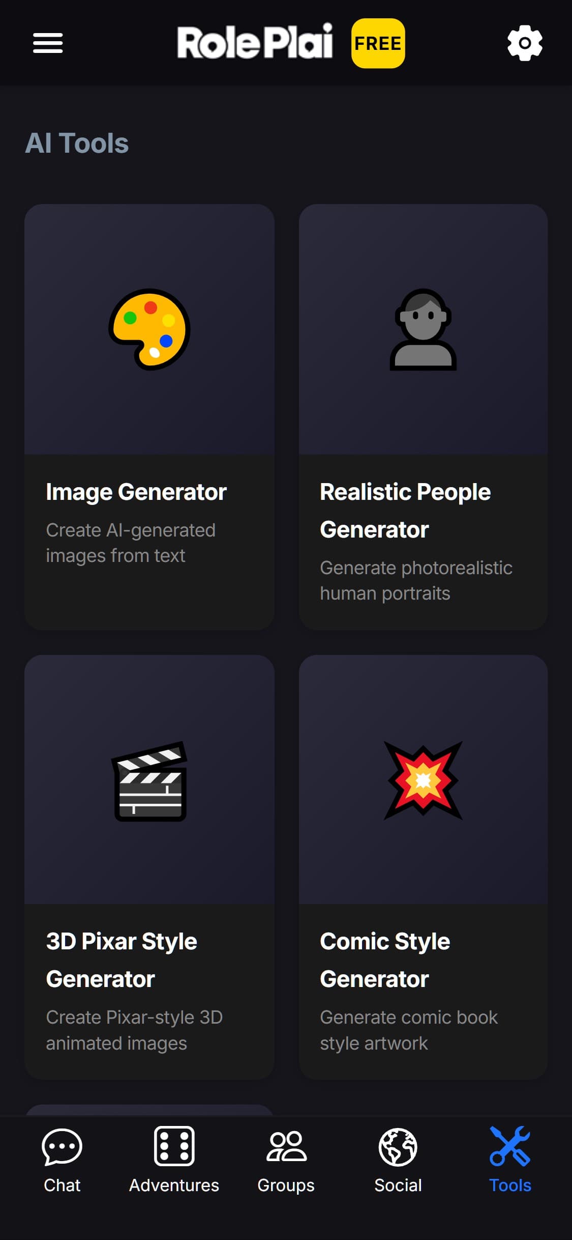 RolePlai - Ai Character Chat screenshot 5 - screenshot