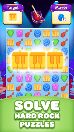 Match 3 - Hard Rock Adventures screenshot 2 - screenshot