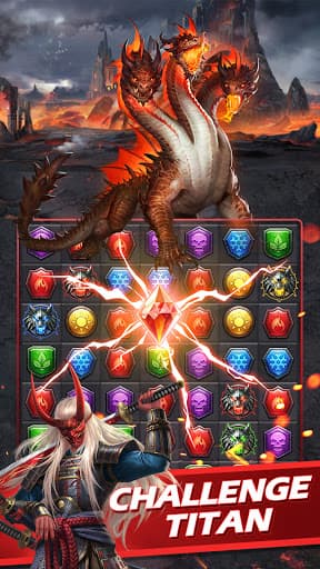 MythWars & Puzzles: RPG Match3 screenshot 2 - screenshot