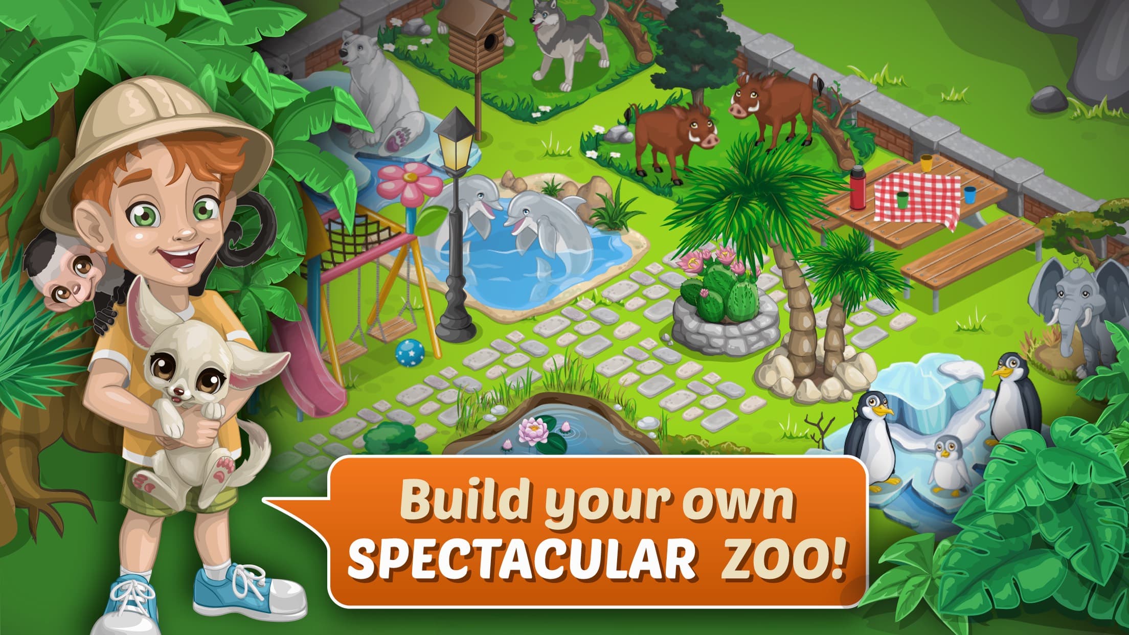 Happy Zoo - Wild Animals screenshot 2 - screenshot