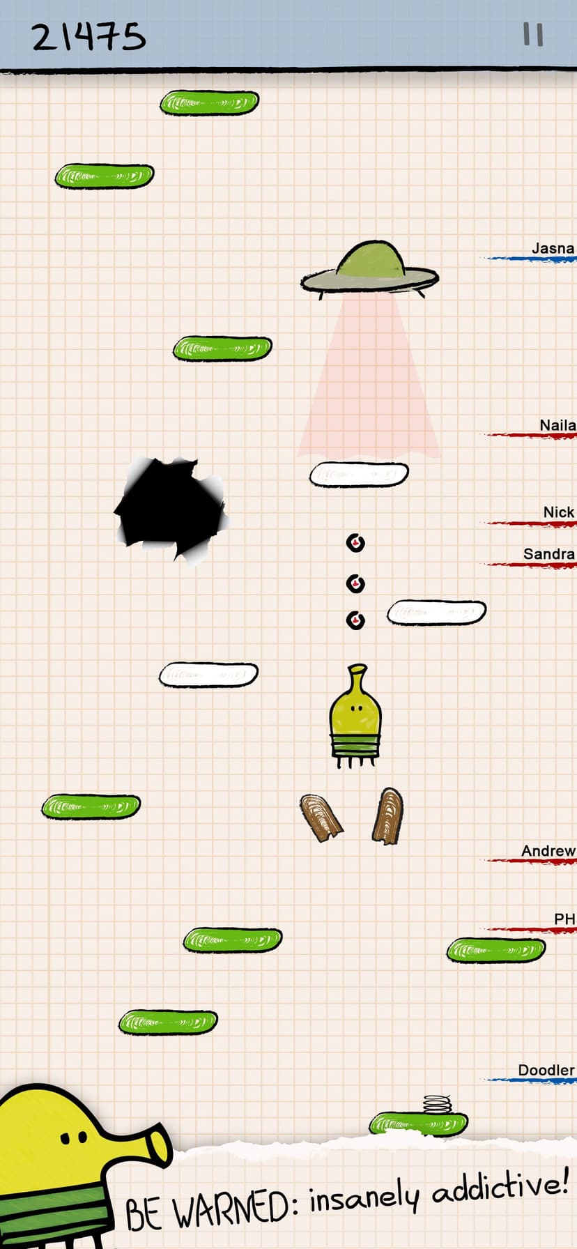 Doodle Jump screenshot 1 - screenshot