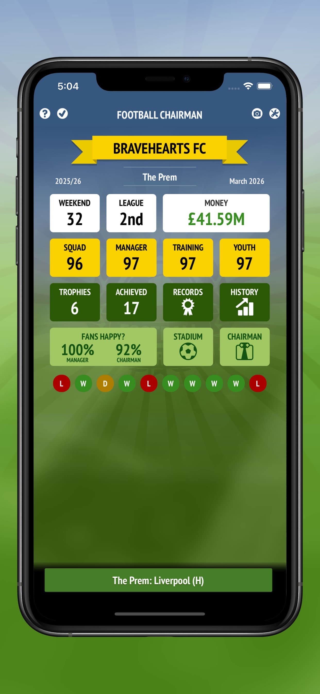Football Chairman (Soccer) screenshot 2 - screenshot