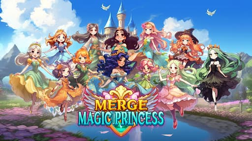Merge Magic Princess: Tap Game screenshot 1 - screenshot