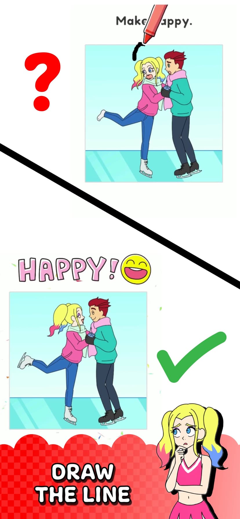 Draw Happy Queen - Smile Game screenshot 3 - screenshot