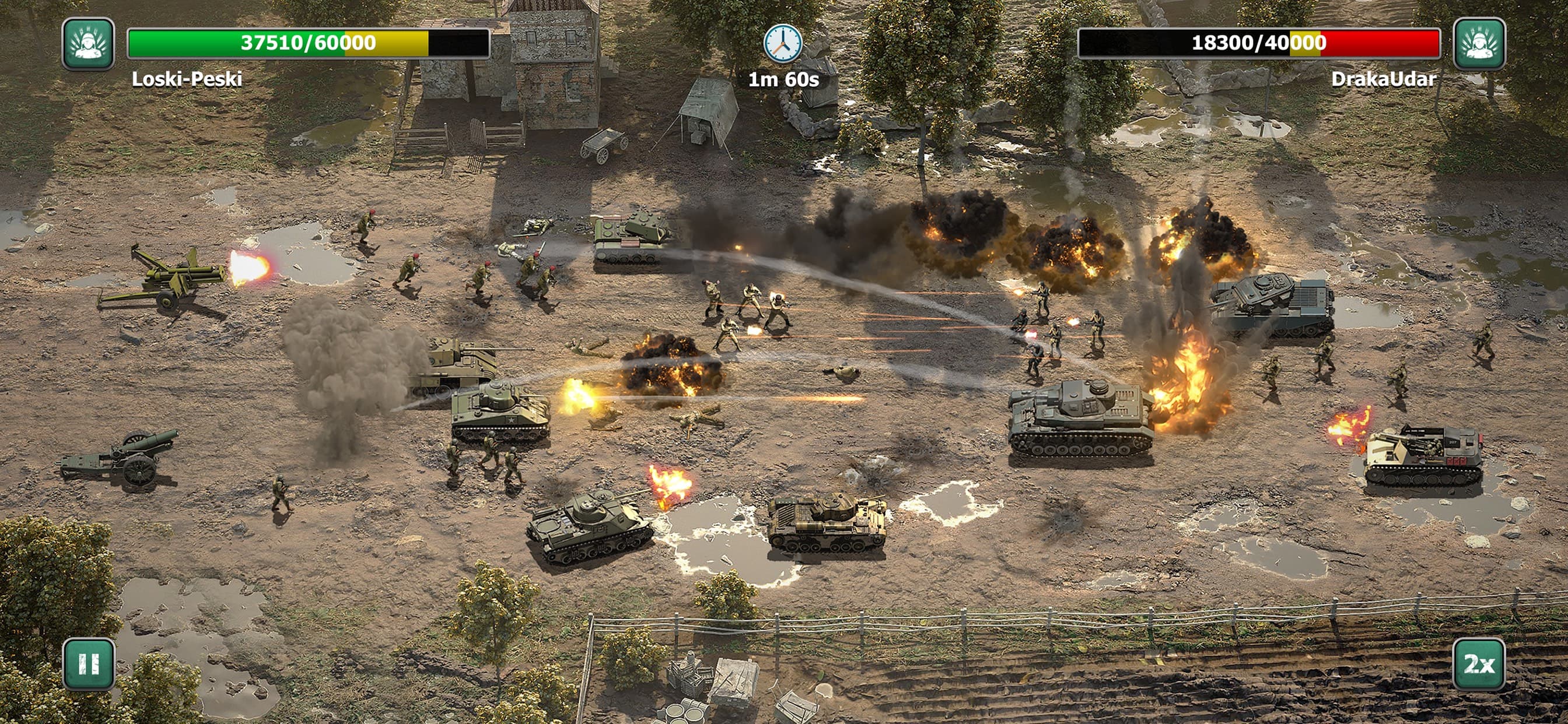 Heroes of War: Idle army game screenshot 1 - screenshot
