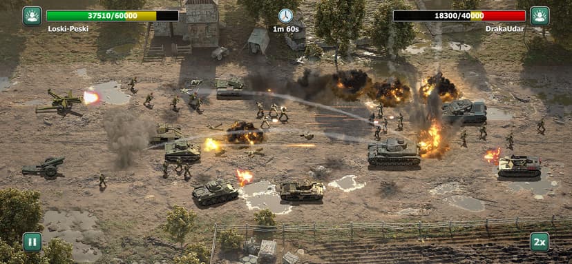 Heroes of War: Idle army game screenshot 1 - screenshot