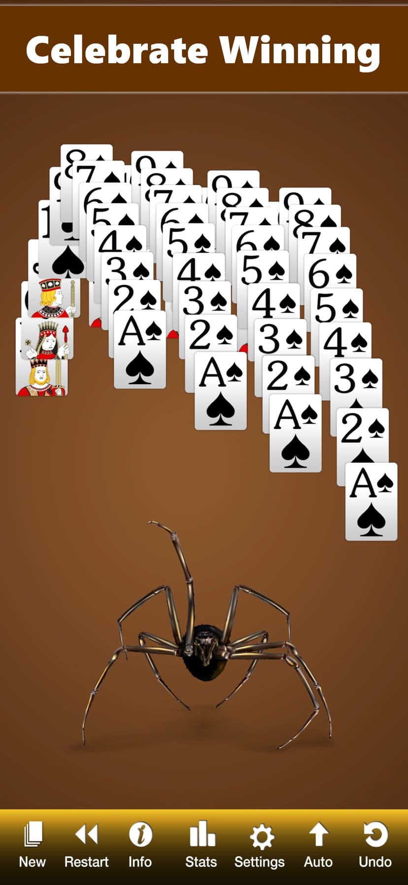Spider Solitaire ‏‎ screenshot 4 - screenshot