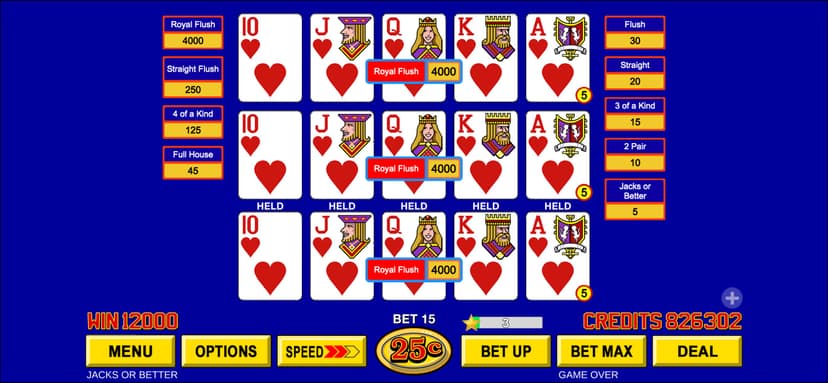 Video Poker ™ - Classic Games screenshot 1 - screenshot