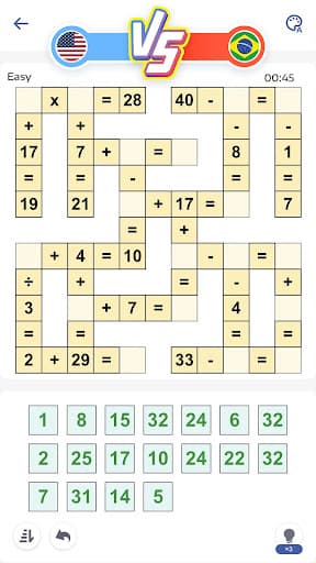 Crossmath® - Math Puzzle Games screenshot 3 - screenshot