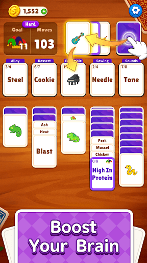 Words Klondike : Associations screenshot 3 - screenshot