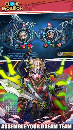 Clone Evolution: Cyber War RPG screenshot 4 - screenshot