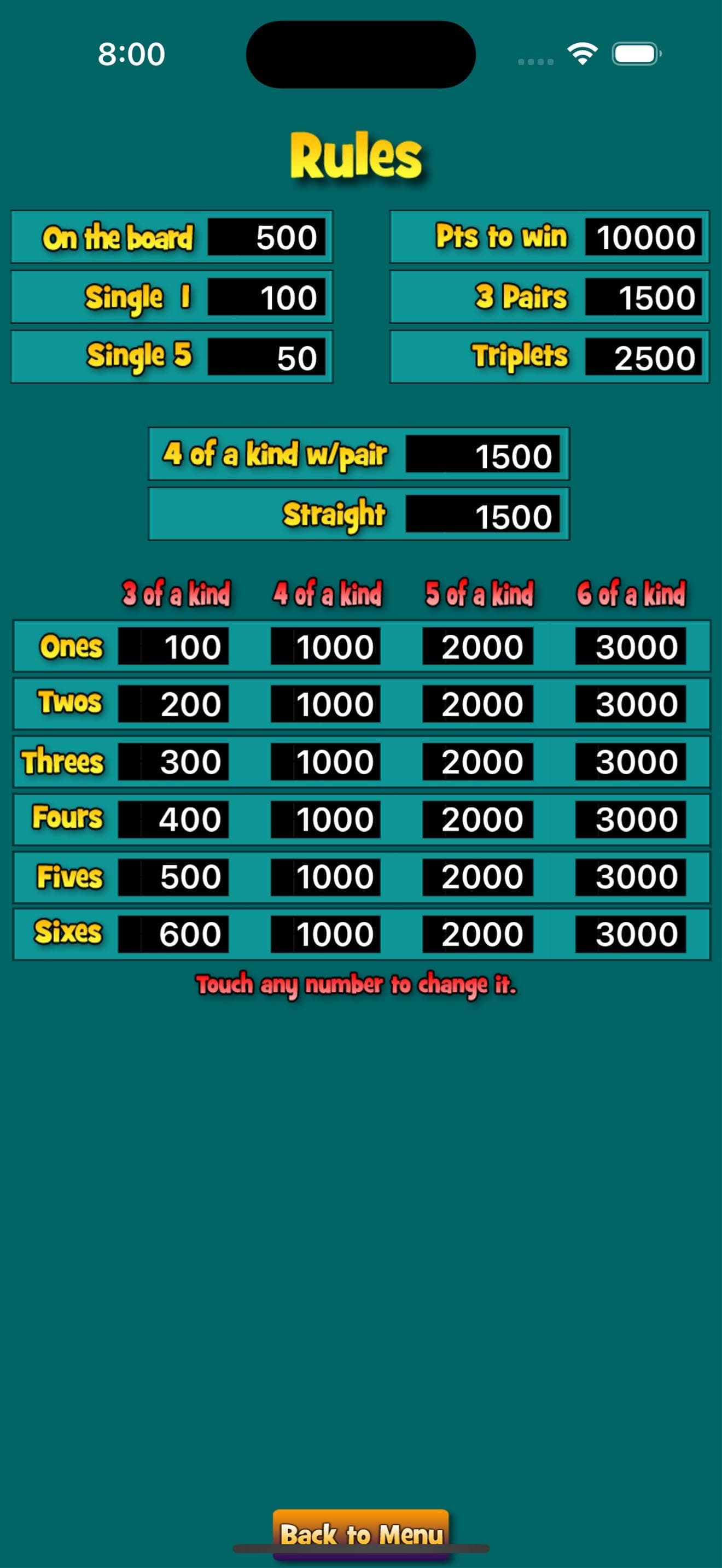 Original Farkle screenshot 7 - screenshot