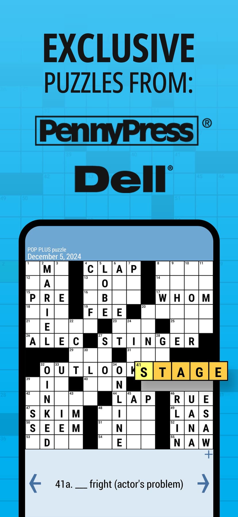 Daily POP Crossword Puzzles screenshot 8 - screenshot