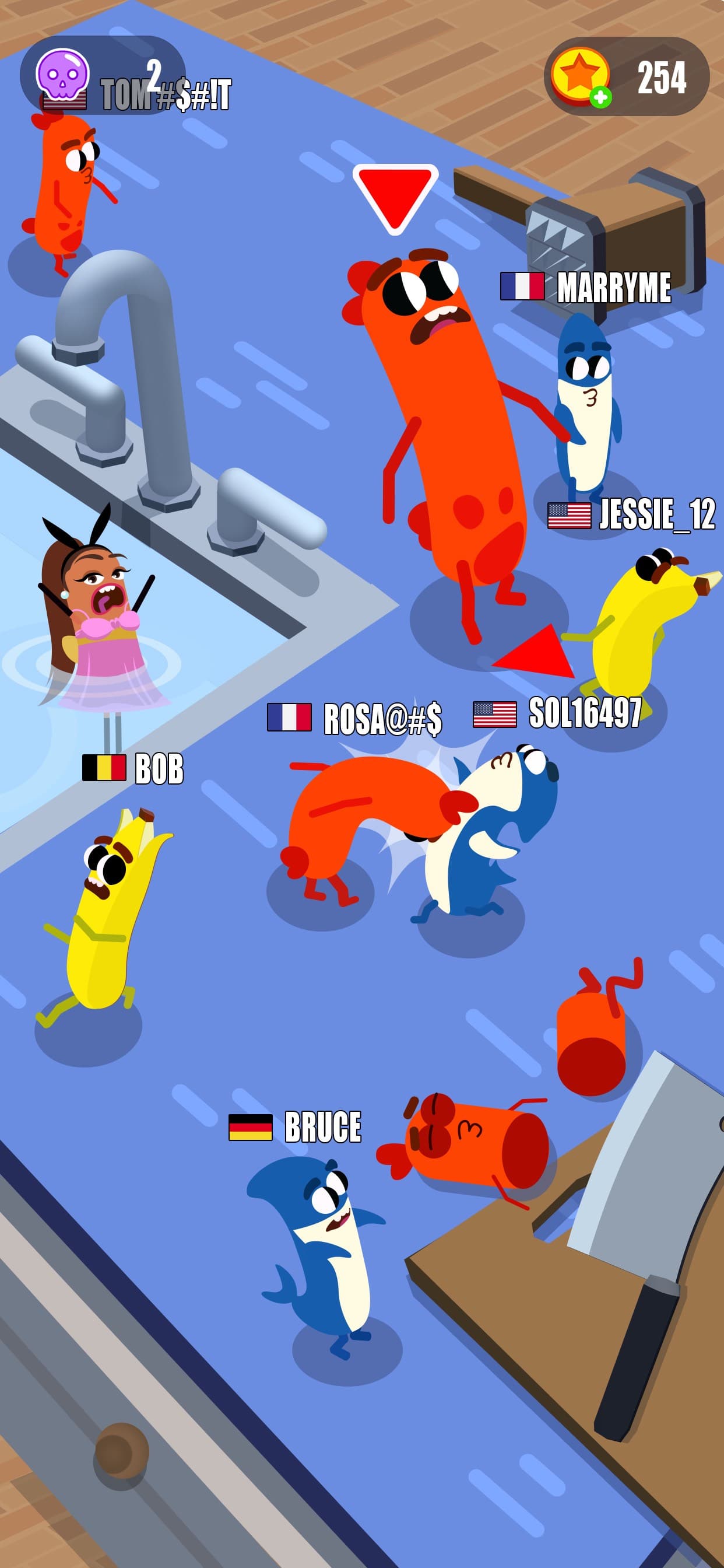 Sausage Wars.io screenshot 1 - screenshot