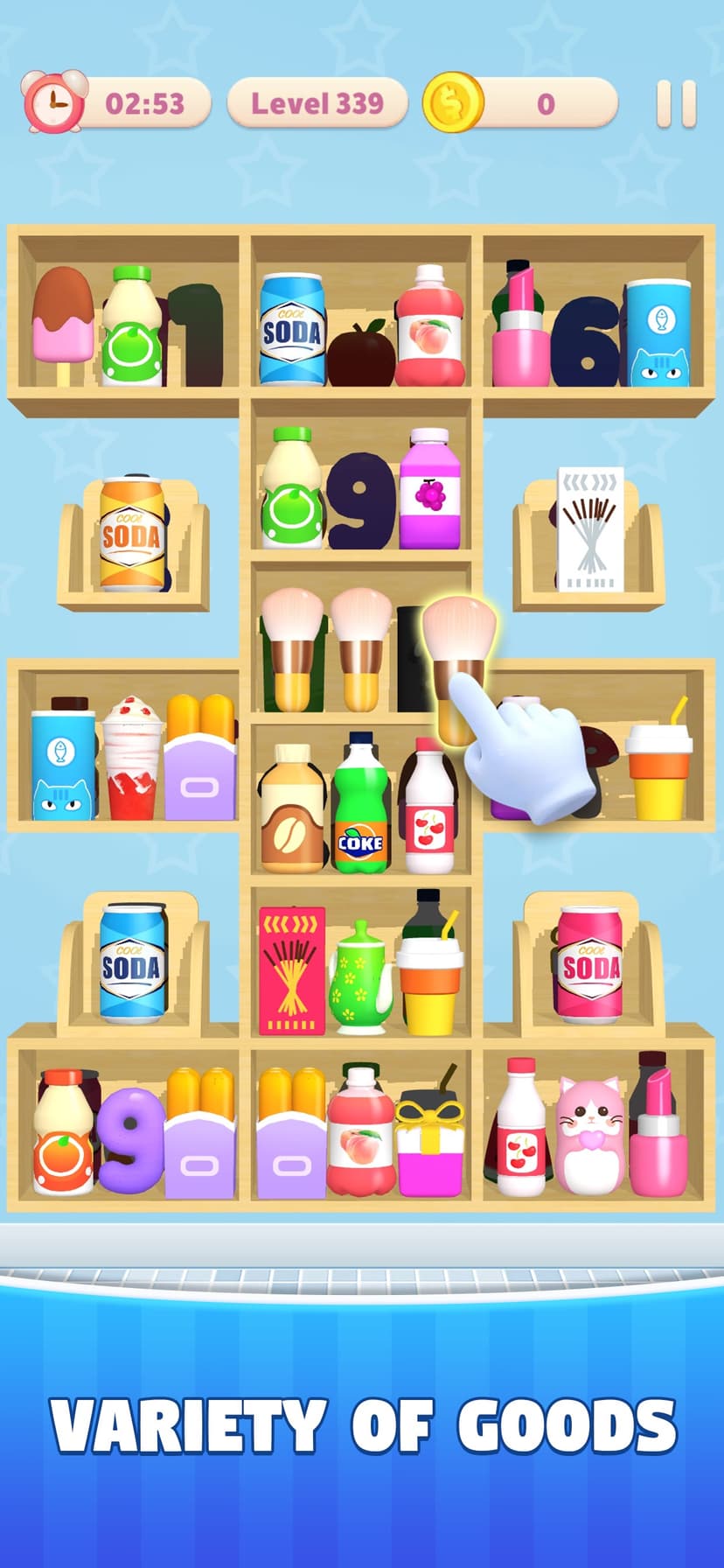 Goods Merge - 3D Goods Triple screenshot 1 - screenshot