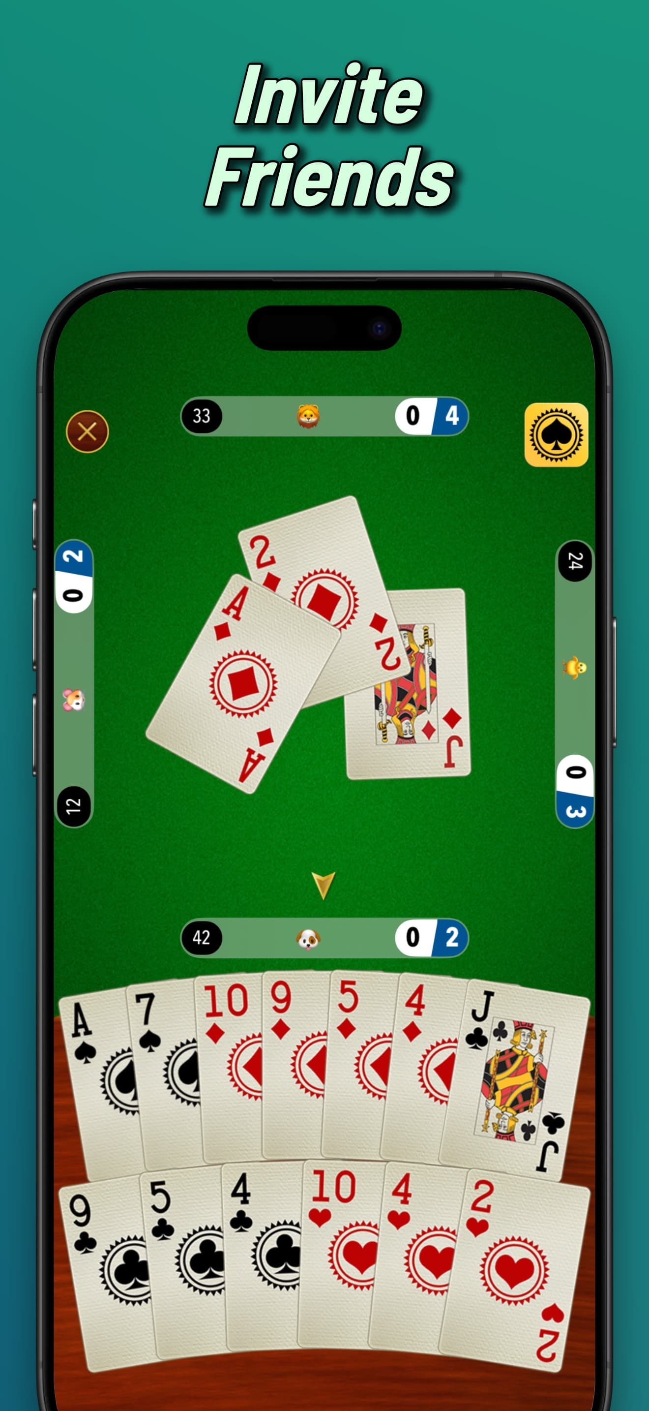 Batak Online trick taking game screenshot 6 - screenshot
