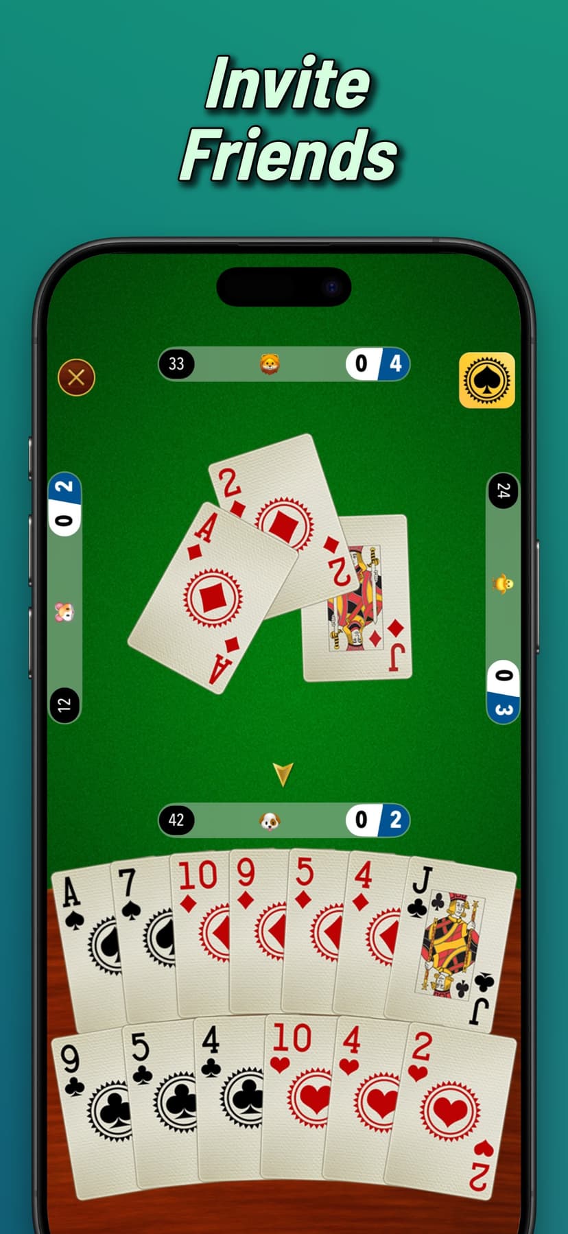 Batak Online trick taking game screenshot 6 - screenshot