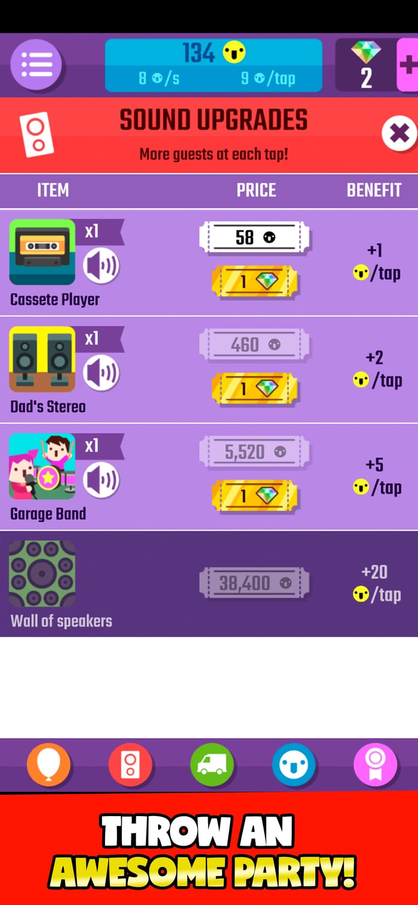 Epic Party Clicker screenshot 3 - screenshot