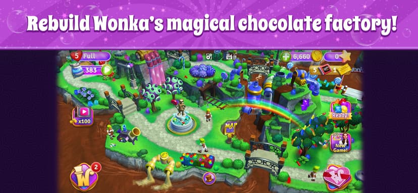 Wonka's World of Candy Match 3 screenshot 1 - screenshot