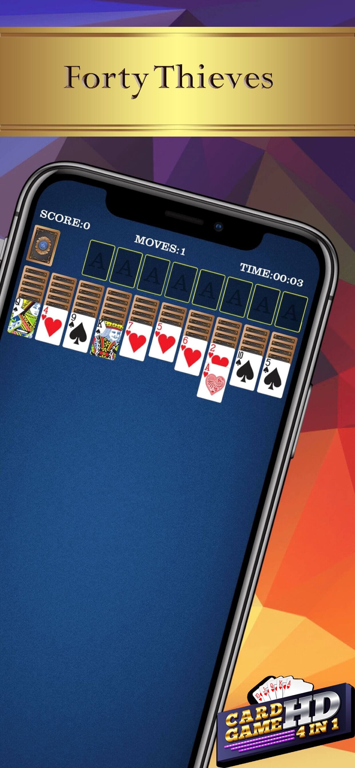 Solitaire Card Games 4 in 1 HD screenshot 4 - screenshot