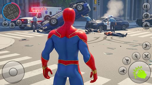 Spider Hero Flying City Rescue screenshot 3 - screenshot