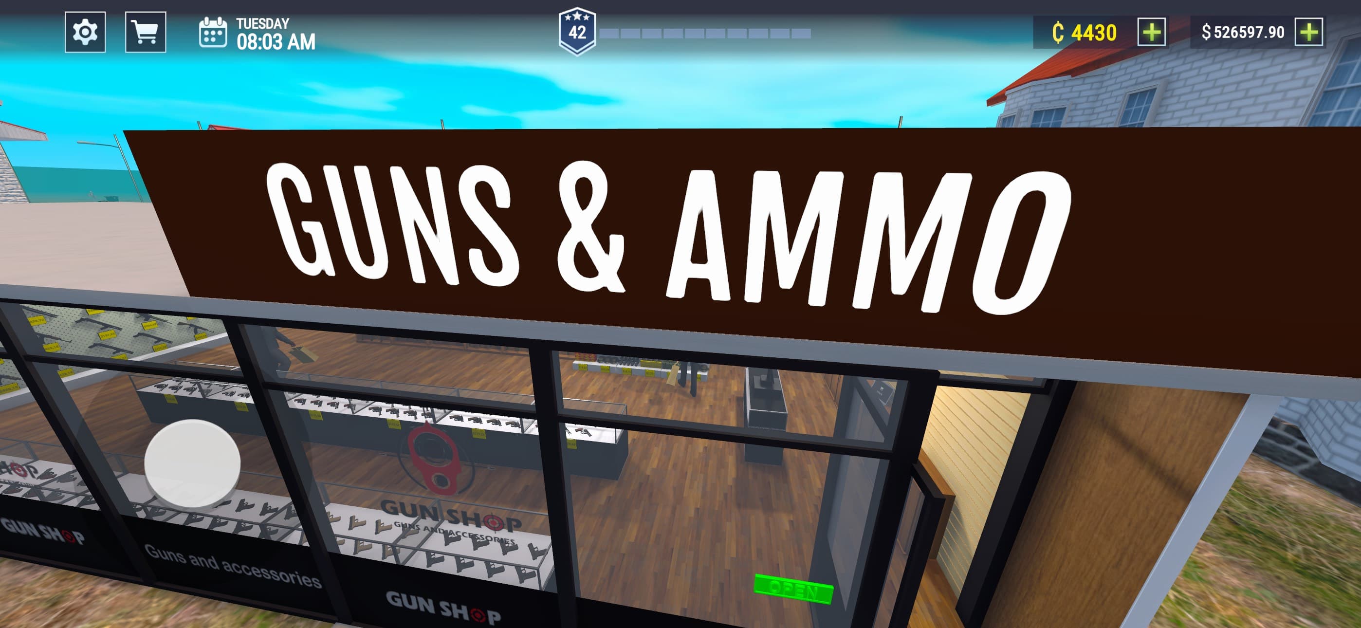 Gun Shop Simulator 3D Shooting screenshot 1 - screenshot