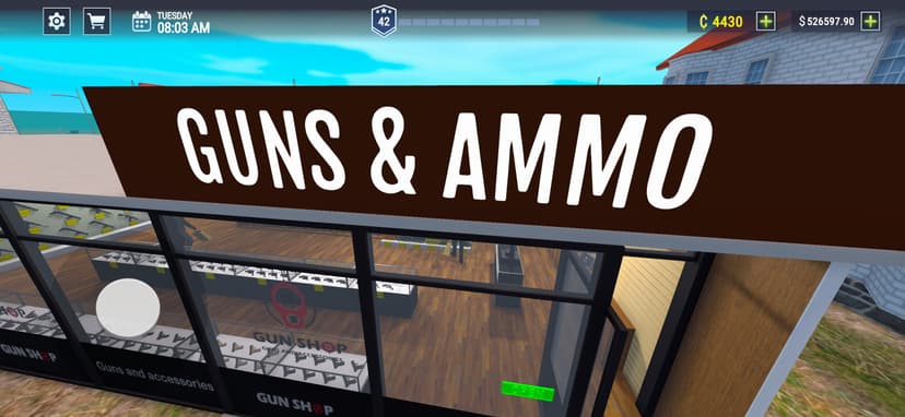 Gun Shop Simulator 3D Shooting screenshot 1 - screenshot