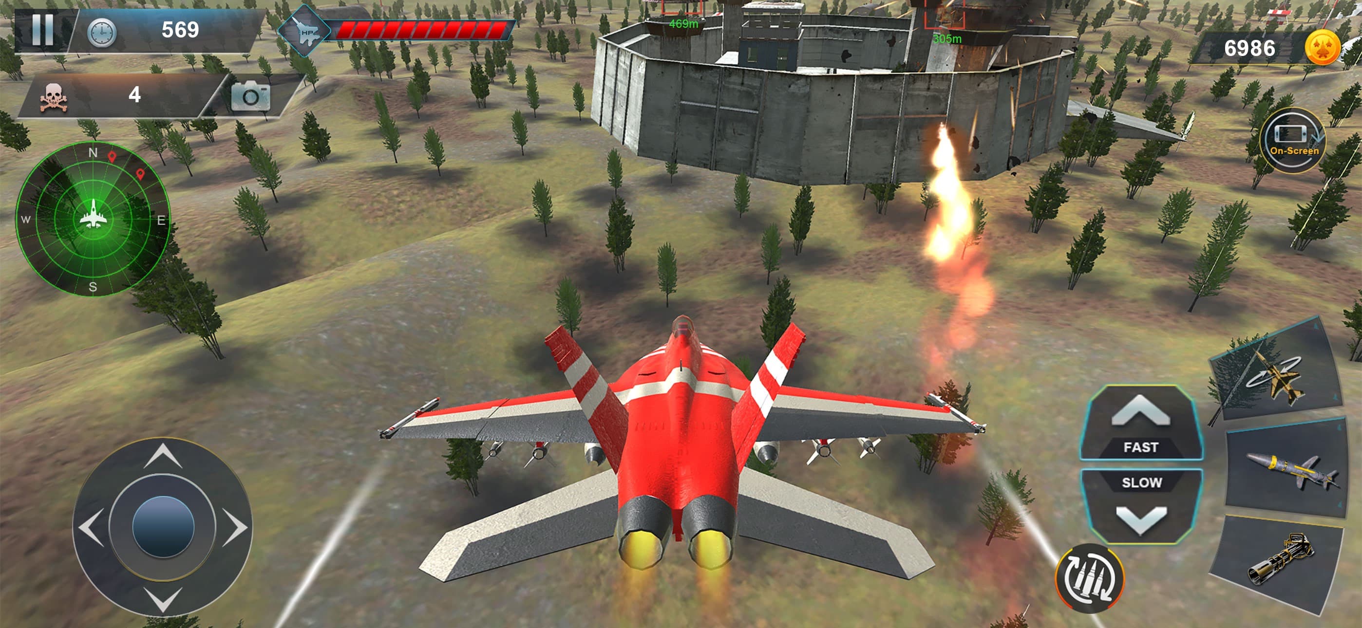 Airplane War Fighter Jet Games screenshot 9 - screenshot