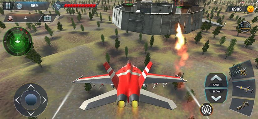 Airplane War Fighter Jet Games screenshot 9 - screenshot