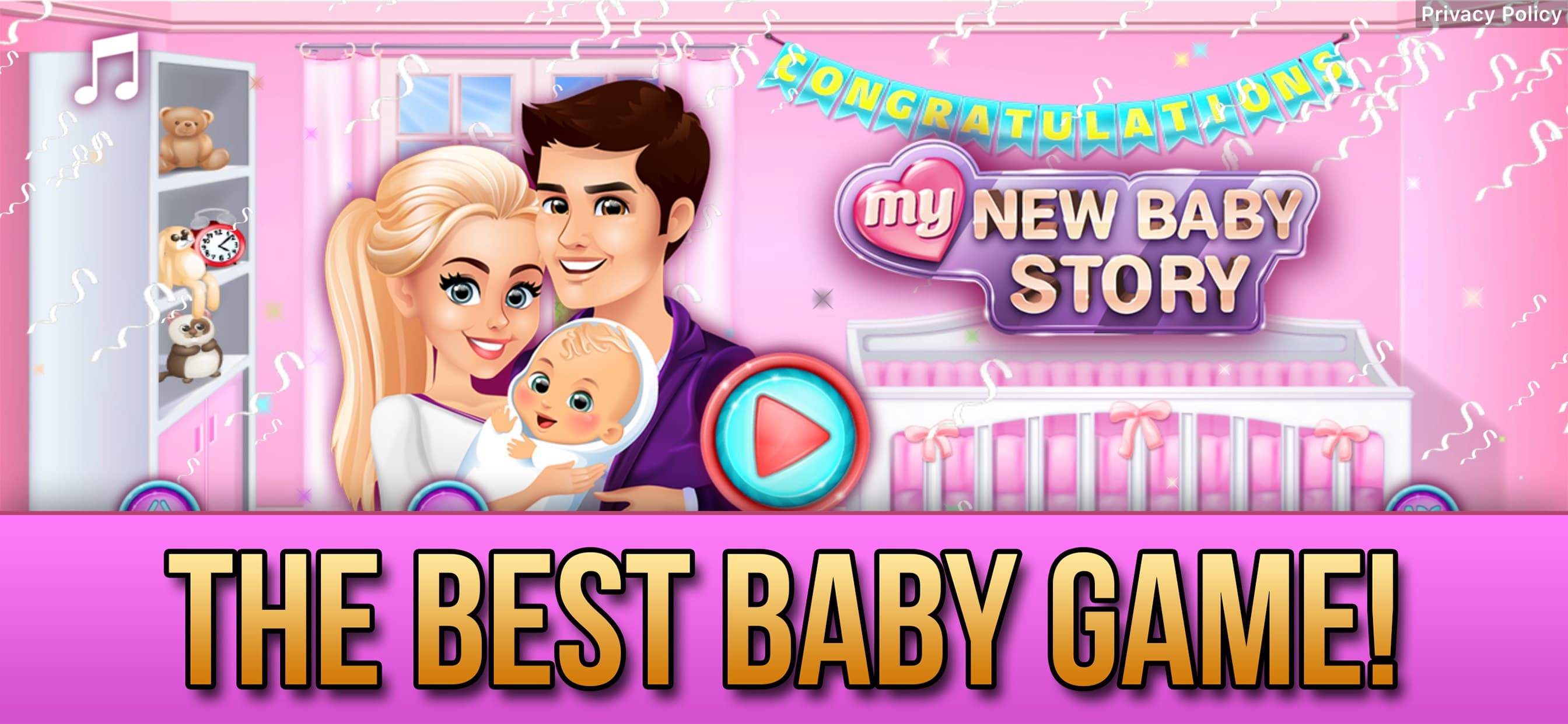 My New Baby Girl Story Games screenshot 1 - screenshot