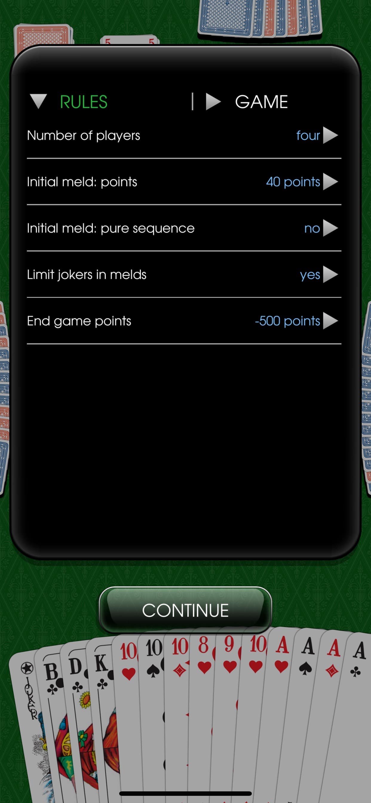Rummy HD - The Card Game screenshot 3 - screenshot