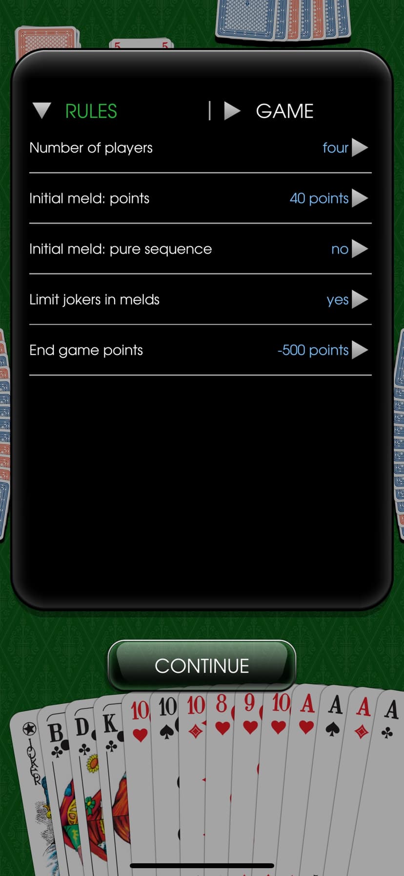 Rummy HD - The Card Game screenshot 3 - screenshot
