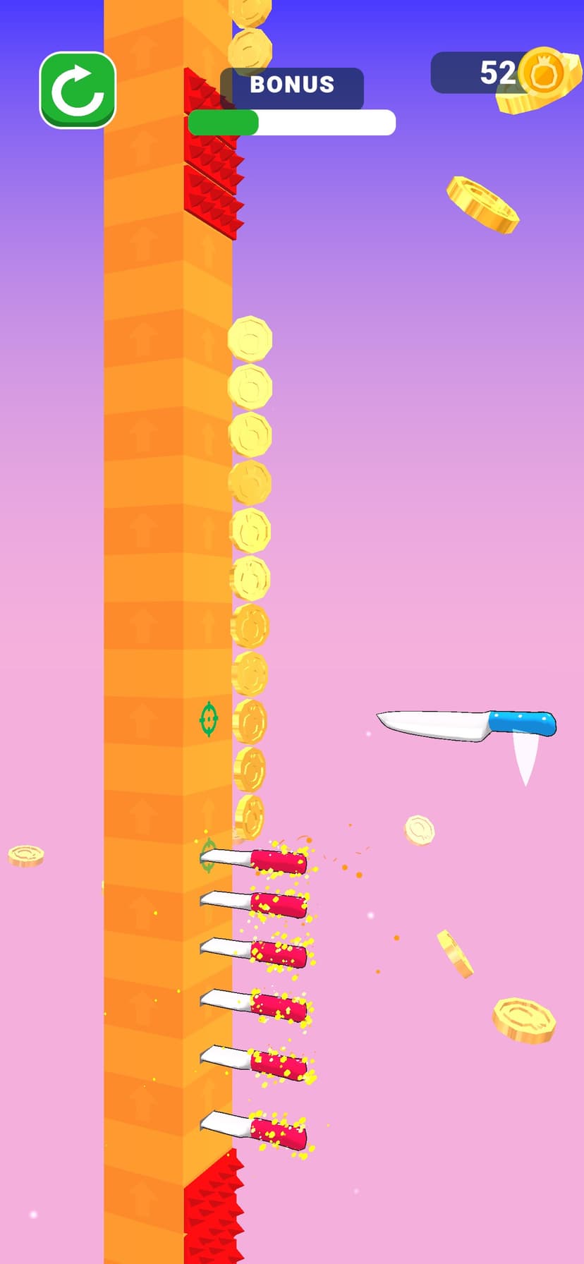 Ball Up: Knife Racing screenshot 2 - screenshot