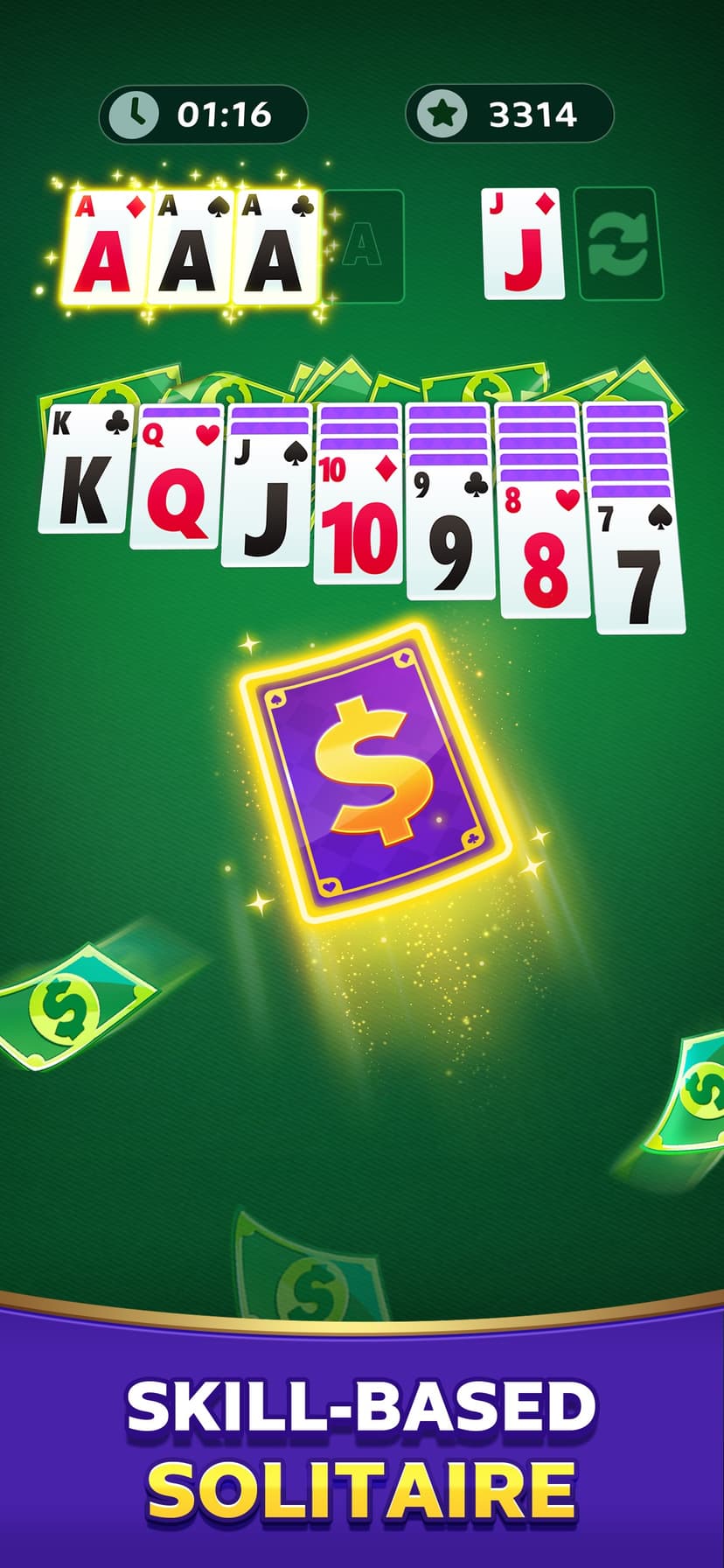 Solitaire Clash: Win Real Cash screenshot 1 - screenshot