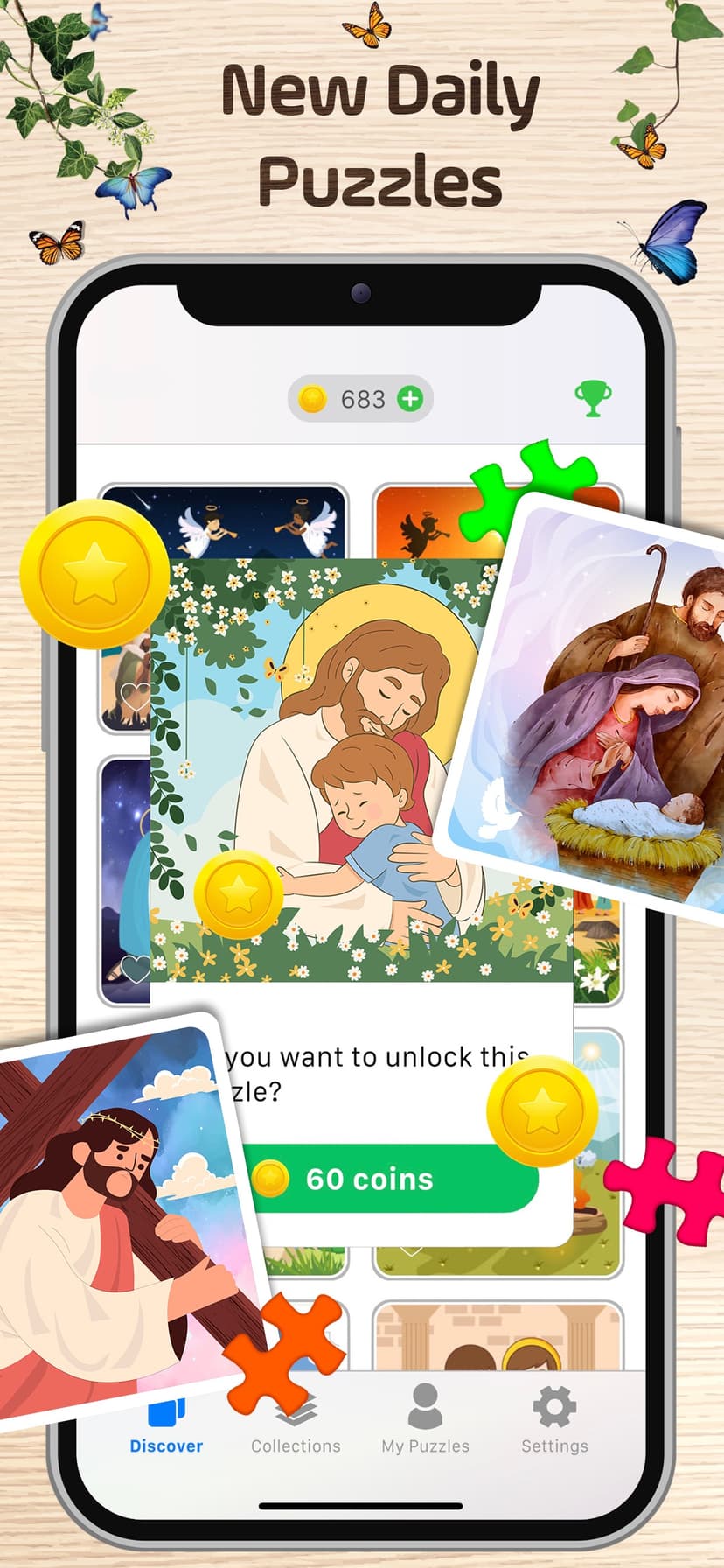 Bible Puzzles - Jesus Games screenshot 9 - screenshot