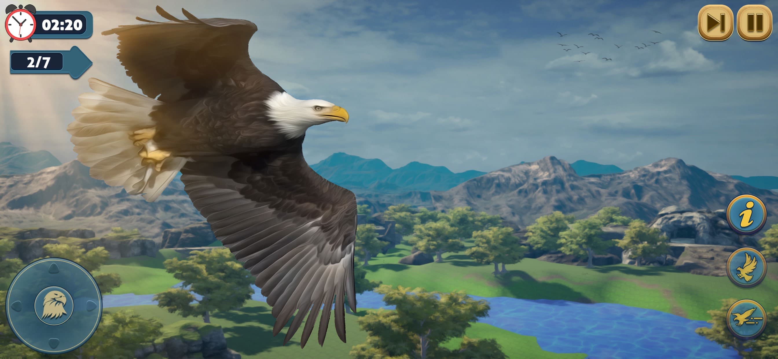 Eagle Bird Wild Life Sim Games screenshot 2 - screenshot