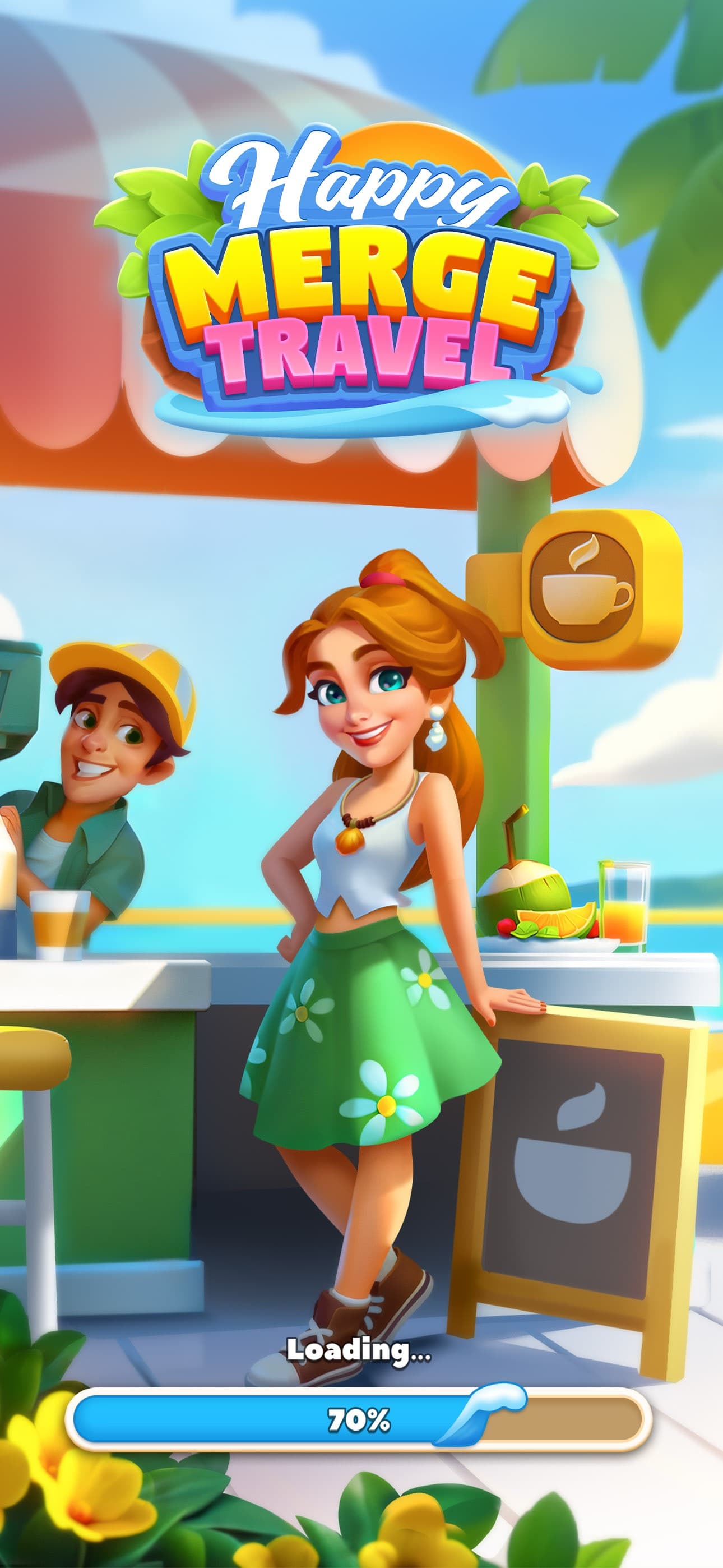 Happy Merge Travel: Cooking screenshot 1 - screenshot