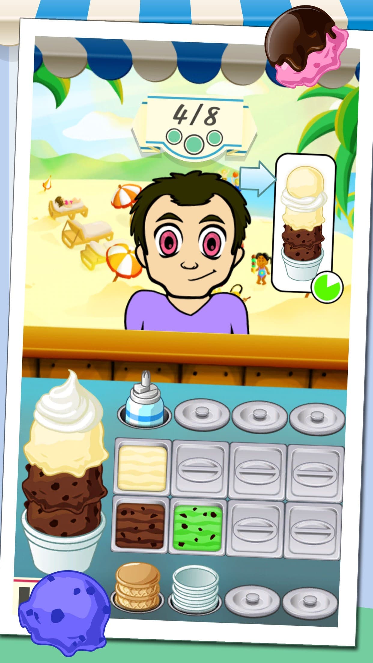 Ice Cream - The Yummy Ice Cream Game screenshot 1 - screenshot