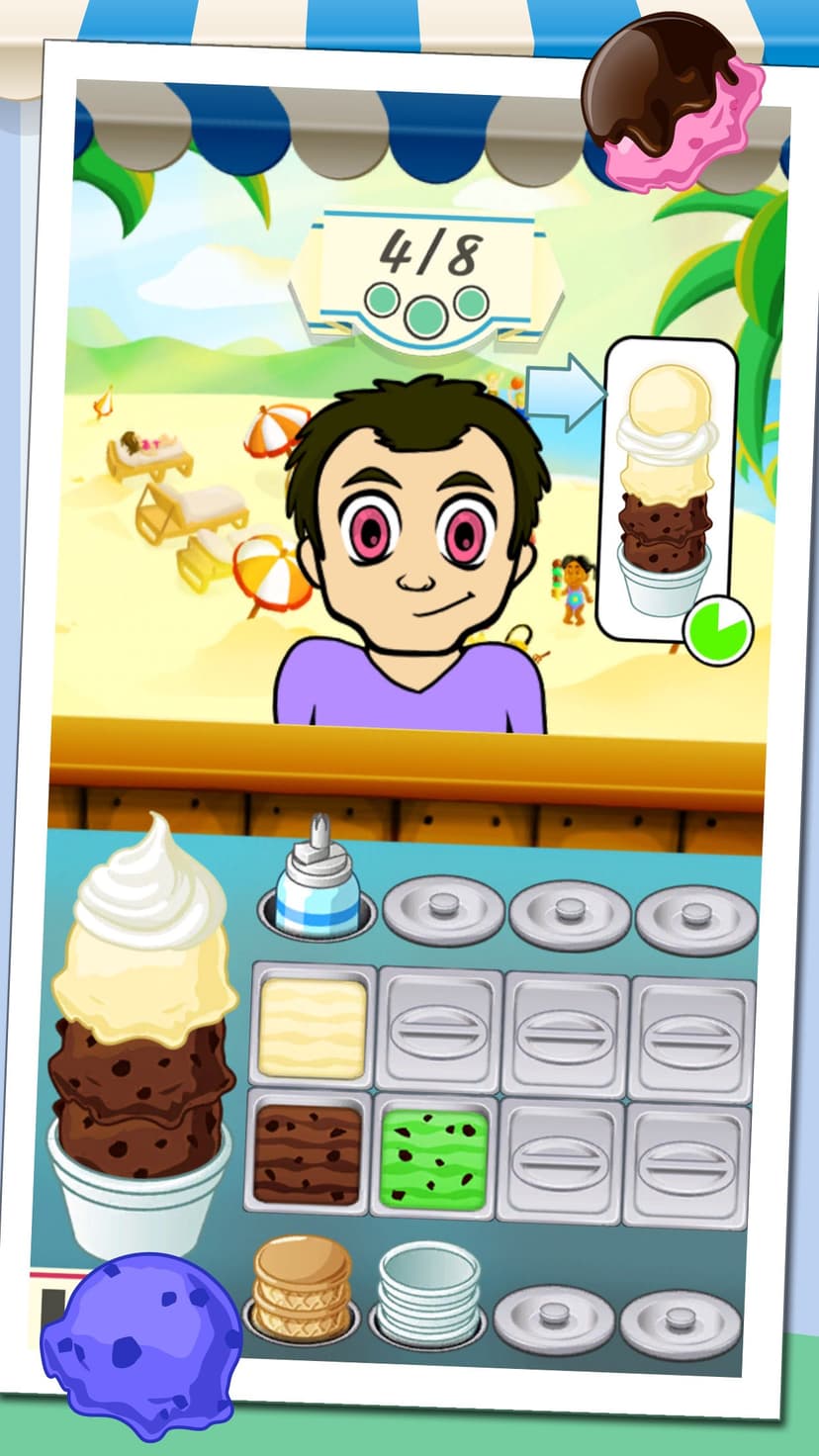 Ice Cream - The Yummy Ice Cream Game screenshot 1 - screenshot