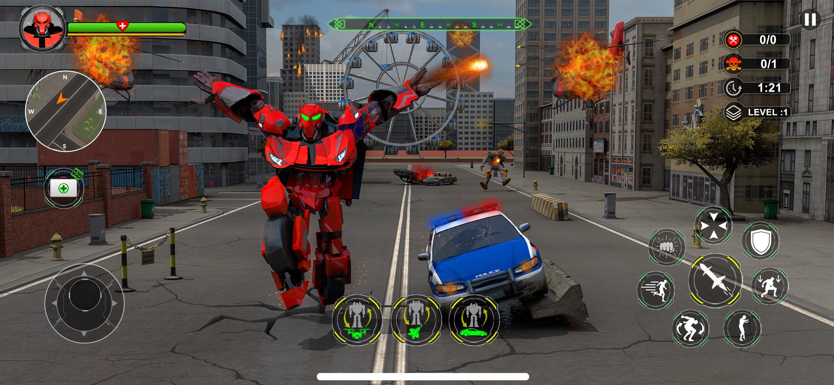 Monster Hero Fight City Rescue screenshot 2 - screenshot